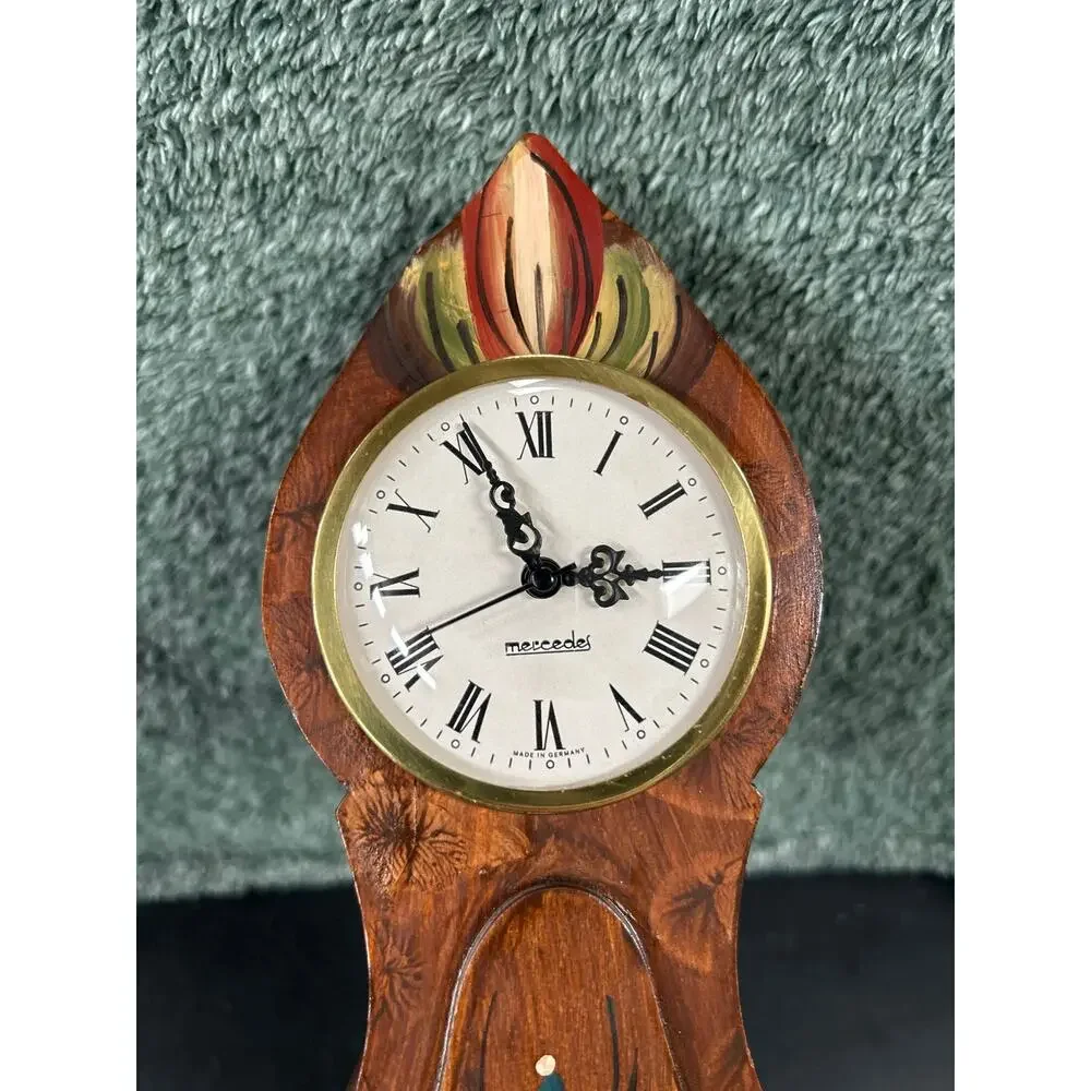 Swedish Mora Table Clock c1970’s Nils Olson with German Mercedes Movement